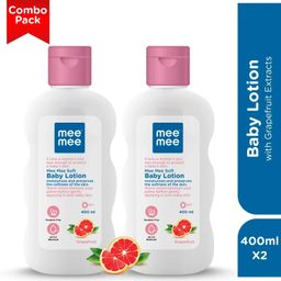 meemee Moisturising Baby Lotion with Fruit Extracts - (400ml, Pack of 2)-picture-41