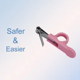 saugat traders Baby Grooming Kit - Powder Box and Feed Nibbler - Feeder Rattle image 2