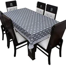 casa furnishing Polyester 6 Seater Floral Table Cover-picture-20