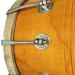 flipkart smartbuy Mango wood Dholak with manjira and Khadtal Nut & Bolts Dholak image 5
