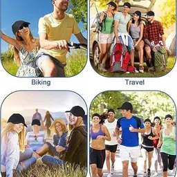 cap world Embroidered, Self Design, Solid Sports/Regular Cap image 3