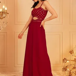 indo street Solid Women Jumpsuit image 2
