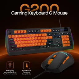 Archer Tech Lab RGB Keyboard & Mouse Combo, 104 Keys,7200 DPI,13 Lighting Modes,19 Anti-Ghosting Wired USB Standard Gaming Keyboard Compatible with Desktop, Laptop, Mac image 2