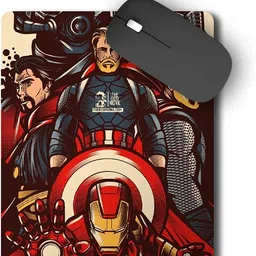 The Desi Monk Superhero Asamble Anti Skid Mouse Pad for Laptops and Computers Non Slip Base Mousepad-picture-39