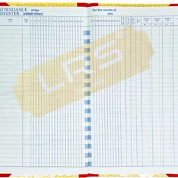 lrs Attendance Register 31 Days - 120 Pages - Pack of 1 - 1-Part Attendance Register-picture-34