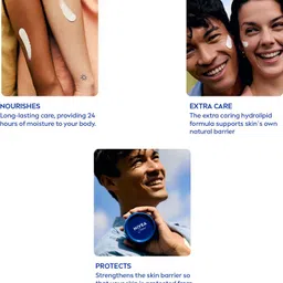 nivea Creme, Moisturiser Cream for Face, Hand & Body, Made in Germany, Original Blue image 3