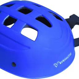 vamos Flourascent Skating Protection Kit - Helmet || Elbow || Knee || Hand Guard Blue Skating Kit image 2