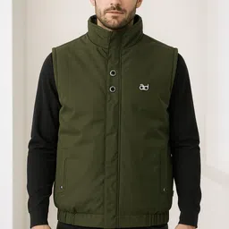 abd kingdom Men Solid Bomber Jacket-picture-17