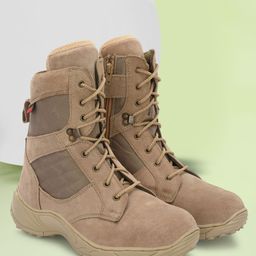 kavacha ARMOUR zipper 8 inch tactical work light weight Military Boots super comfortable Boots For Men-picture-0