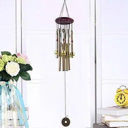 timesetl Brass, Wood Windchime image 3