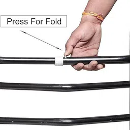 kgn surgical Portable Light Weight Foldable WS Walker for Adult Patients & Old Age People _43 Walking Stick image 2