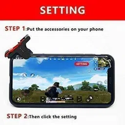 Spinfluencs Shoot/Aim Buttons R1 L1 Mobile Gaming Trigger For Pubg,Call Of Duty,Free Fire Gaming Accessory Kit image 5
