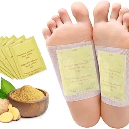 luxorio detox foot pads gold cleansing natural adhesive kit [PACK OF THREE] image 3