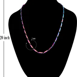 thrillz Men Chain Men Chain for Boys and Girls 22 Inches Stainless Steel Chain image 5