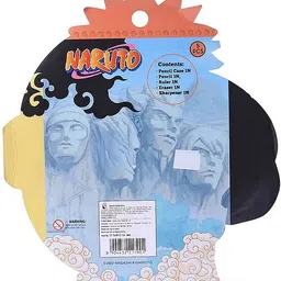 striders Naruto 5-Piece Stationery Set Complete Set for School & Office modern Art Plastic Pencil Box image 2