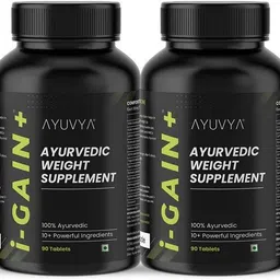 ayuvya New and improved formula i-Gain+ Weight Gainer I 100% Ayurvedic-picture-18
