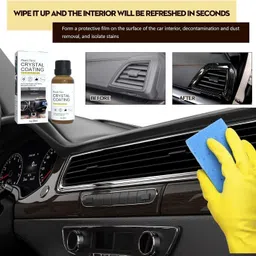 kroywen Liquid Car Polish for Dashboard, Tyres, Leather, Chrome Accent, Bumper, Exterior image 2