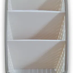 st traders 4 Compartments Plastic Desk Organizer image 2