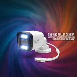 Nirmuk 5MP AHD Color Night Vision BULLET CAMERA WITH IN BUILT MICROPHONE Security Camera image 2