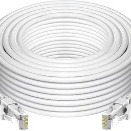 CV STUFF LAN Cable 10 m LAN Cable CAT6/Cat 6 Ethernet Cable Network Cable Internet Cable RJ45 LAN Wire High Speed Patch Cable Computer Cord (Compatible with Computer, Laptop, Servers, Gaming Consoles, White)-picture-20