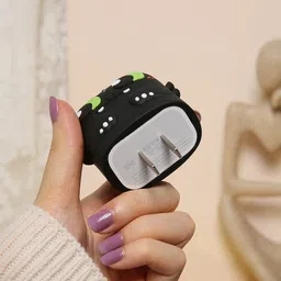 Augen BlackDragon Cartoon 3D Protective Case for 20W iPhone USB-C Power Adapter Cable Cable Protector image 2