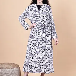 secret wish Grey Free Size Bath Robe-picture-16