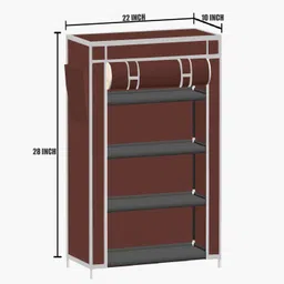 hridyani A4 Unique Color PP Collapsible Wardrobe image 3