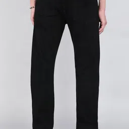 integriti Men Straight Fit Mid Rise Black Jeans image 4