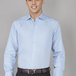 van heusen Men Regular Fit Solid Formal Shirt-picture-13