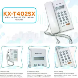 panasonic KX-TS402SXW Corded Landline Phone image 4