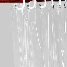 liv 274 cm (9 ft) PVC Transparent Long Door Curtain Single Curtain image 2