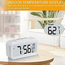 gripit Digital White Clock image 4