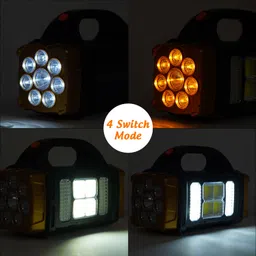 care 4 Rechargeable LED Camping Torch with Solar Panel & USB Charging Torch image 5