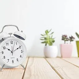 aadgex Analog White Clock image 3