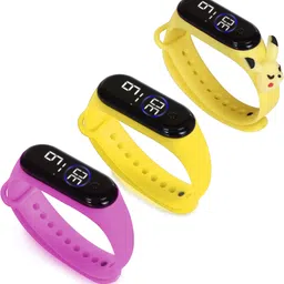 HYPERLEX 3 COMBO Stylish Digital LED Bracelet Band Wrist Watch for Kids, Boys & Men-picture-17