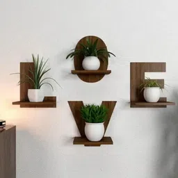 trust zone Home decor Love Wall Shelves wall hanging for office and living room-picture-22