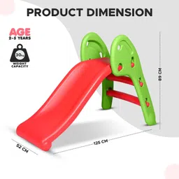 little funky Baby Slide - Garden Slide in Dolphin Shape Along with One Basketball for Kids-picture-28