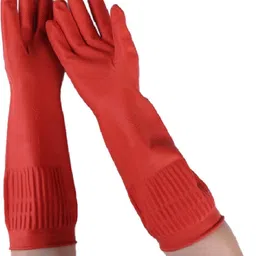rbgiit Rubber Dishwashing Glove Kitchen Cleaning Gloves Get free Cleaning Cloth Reusable Household Medium Waterblock Gloves for Washing Dish, House, Bathroom, Gardening, Laundry, Pet Care,Garden Work,Indrustry Worker , Chemical Factory Wrokers , Water Plant Safe Skin,Paint Cleaning Safety Gloves For Men Women Girls Boys Universal Unisex All People Use Like Cleaning Safety Garden Typw Gloves rb8 Wet and Dry Disposable Glove-picture-13