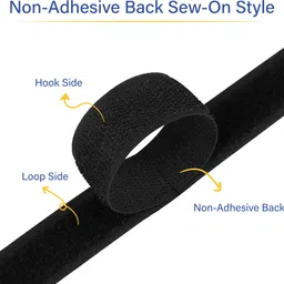 welpro 25MM 10MTR NON ADHESIVE TAPE FOR SEWING CRAFT CLOTHES Sew-on Velcro image 3