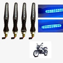 prime zone Front, Rear LED Indicator Light for Bajaj, Hero, Honda, TVS, Suzuki, Universal For Bike Universal For Bike-picture-34