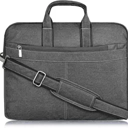 hvh world Grey Color Linen 10L Office Laptop Bag For Men & Women HV-BG39 Waterproof Messenger Bag-picture-22
