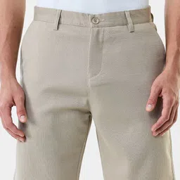 snitch Solid Men Beige Casual Shorts-picture-21