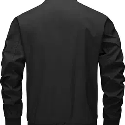 nyter Men Solid Bomber Jacket image 2