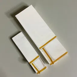 Sawariya handloom Striped, Solid Men Dhoti image 4