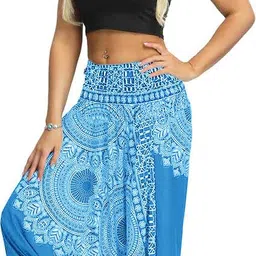 whitewhale Printed Rayon Women Harem Pants image 5