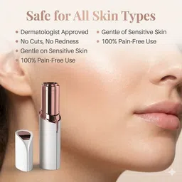 Online mega mart Instant Beauty Facial Hair Remover – Rechargeable Cordless Epilator image 5