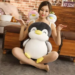 jr jack & rose Penguin Stuffed Animal Toys, Soft Penguin Stuff Plush Doll Gift For Kids - 30 cm image 5