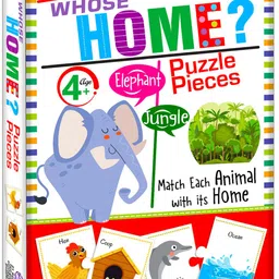 hello friend Whose Home Puzzle? Connecting 2-piece (Set of 21 pcs) for Childrens- Ages 4+ image 5