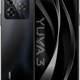 lava Yuva 3 with Dual Sim|5000 mAh Battery|13MP Rear Camera |Expandable Upto 512 GB (Eclipse Black, 128 GB) image 1