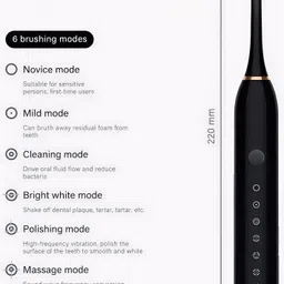 khodal Premium Rechargeable Electric Toothbrush with Soft Bristles and Multiple Modes Electric Toothbrush image 2